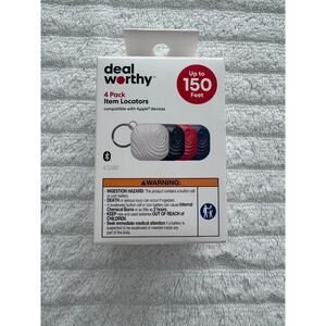 Deal Worthy New in Box 4 Pack Device Locators Compatible with Apple Devices